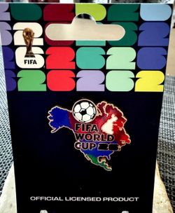 2026 FIFA World Cup North America 3-D Soccer Ball Metal Pin Licensed BRAND NEW