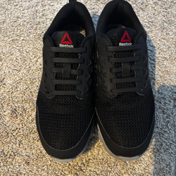 Reebok Work Shoes Alloy Toe Black – Men’s 8.5