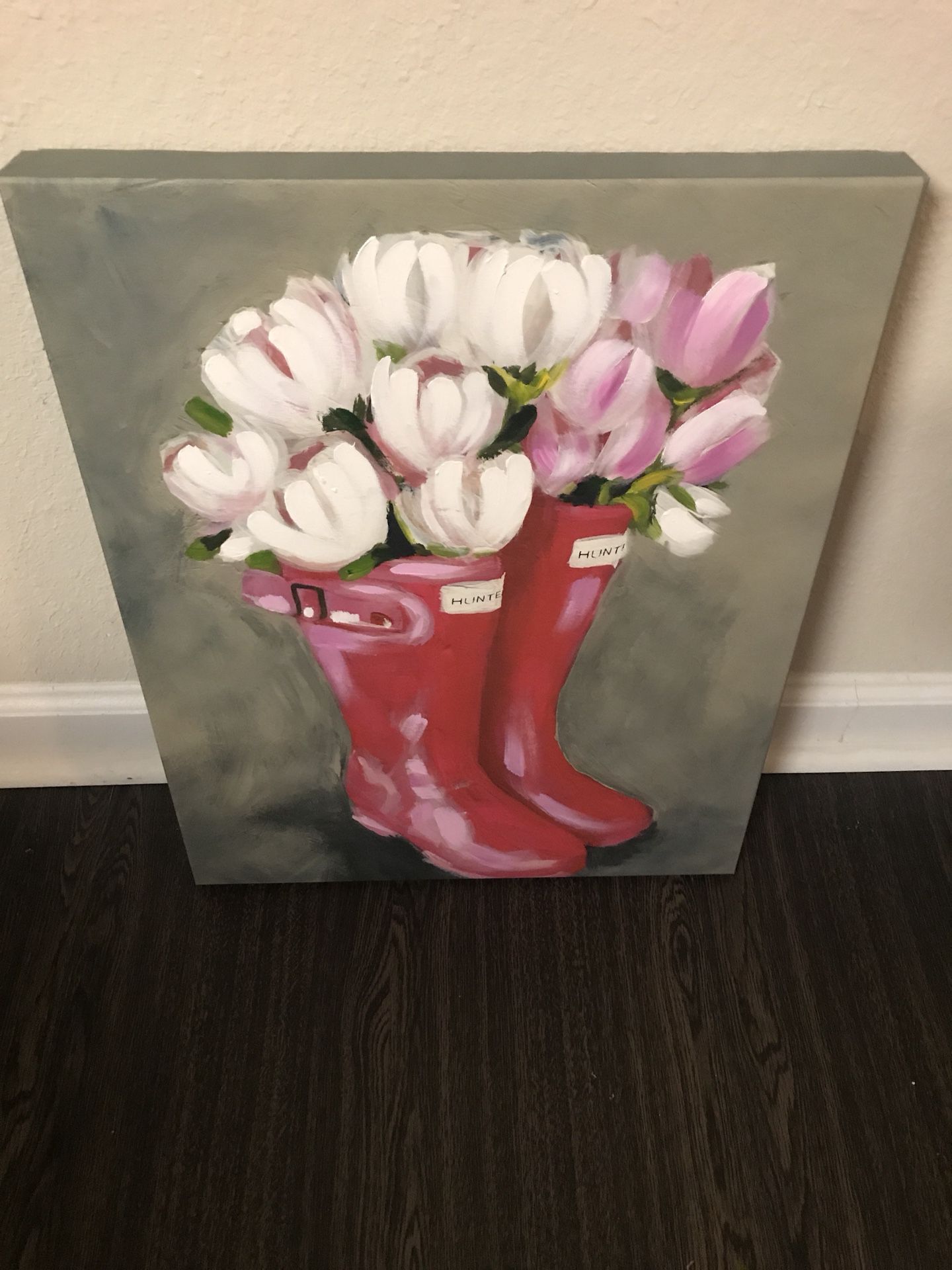 Tulip, boots canvas