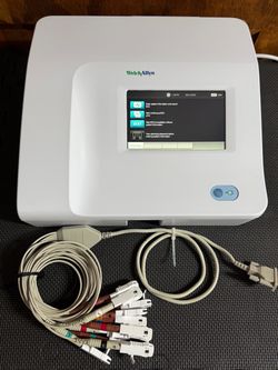 Welch Allyn ECG Machine with Lead Cables