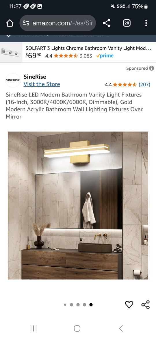 Bath Vanity Light