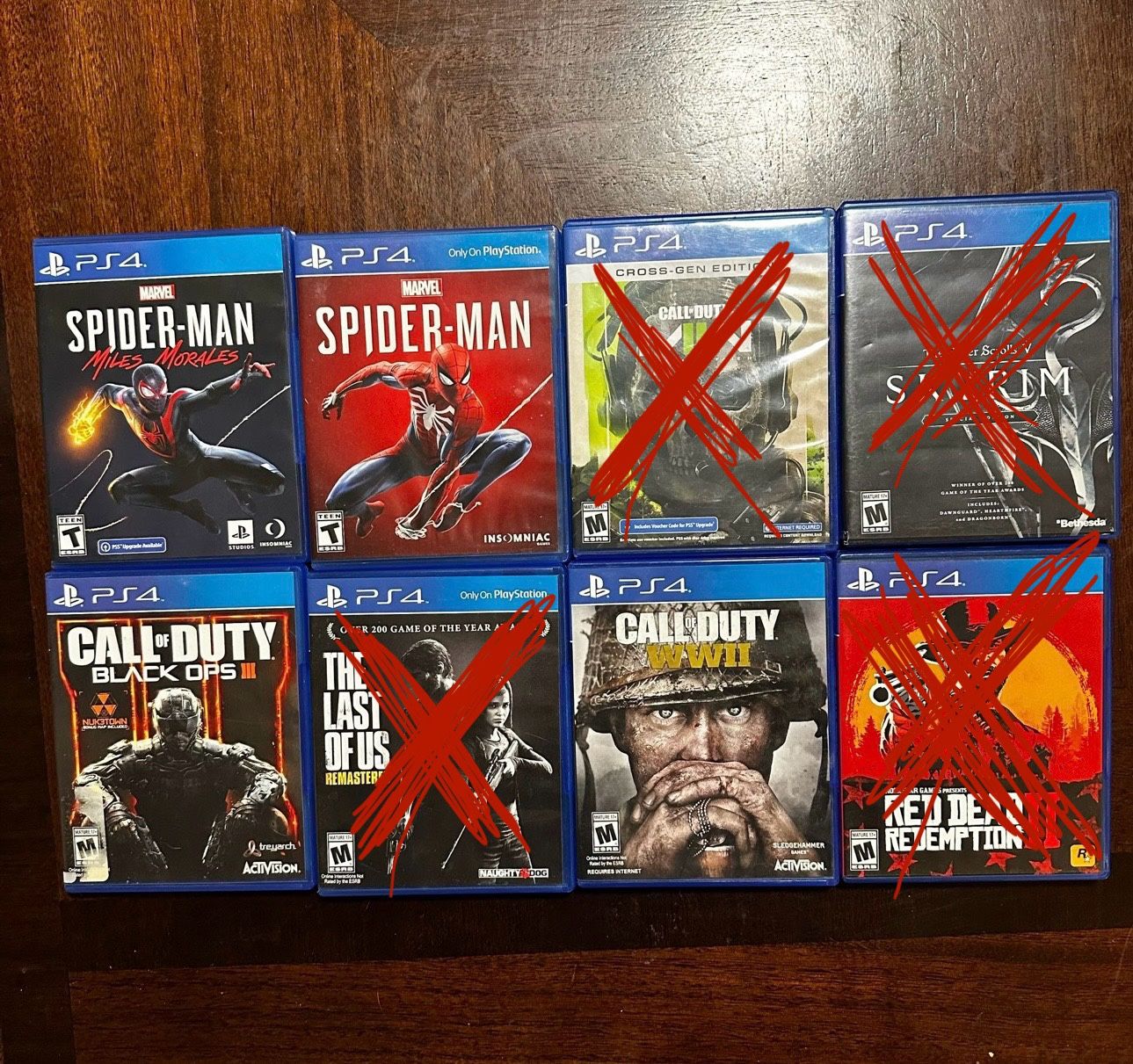 PS4 Games - check descr