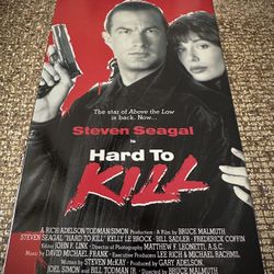 Hard To Kill VHS 