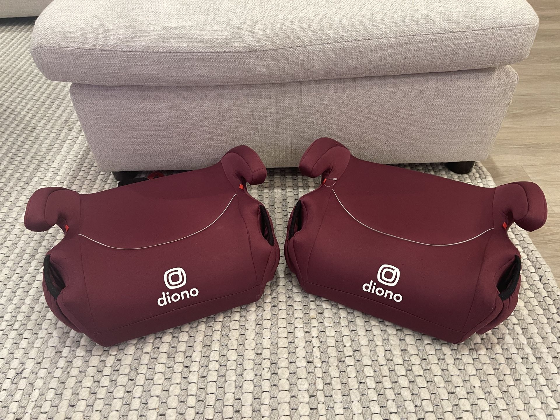 2 Lightly used Backless Booster Car seats