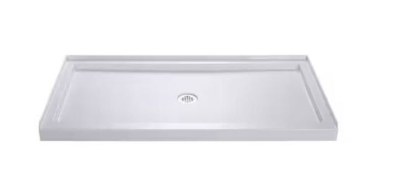 60 in. x 36 in. Single Threshold Alcove Shower Pan Base