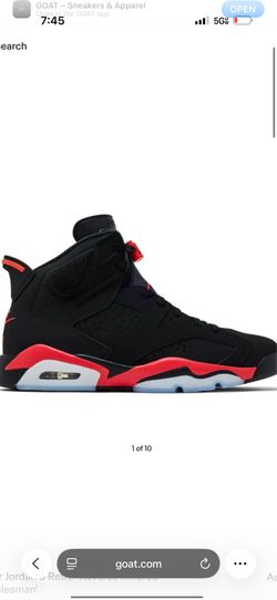 Jordan 6 infrared Salesman Size 11