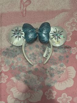 Disney Parks Minnie Elsa ears