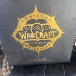 Orc Rider Statue World Of Warcraft 10th Anniversary 2014 Blizzard Wolf CIB