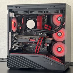 Black & Red Gaming PC w/ RTX 2080 Ti, i7-4790K, 32 GB RAM, Wifi 6E