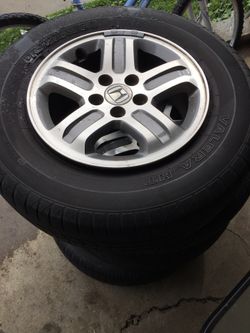 2005 Honda Pilot stock wheels