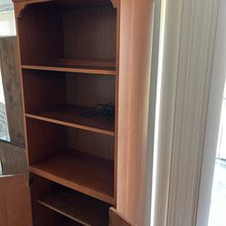 5 Shelf Wooden Cabinet 