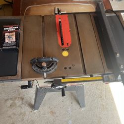10 Inch Sears Craftsman Table Saw Excellent Condition 