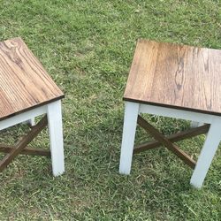 Oak End Tables 