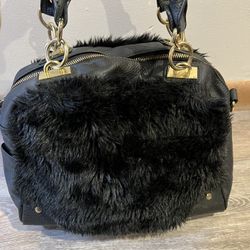Olivia and joy New York fur hand bag 
