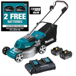 Makita Brushless 18 in Lawn Mower 