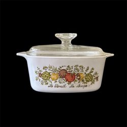 Spice Of Life Corning Ware Dish With Lid 