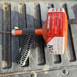 Ridgid Auger Kwik-Spin 25' Maxcore plumbing clog sinks tubs showers 15733