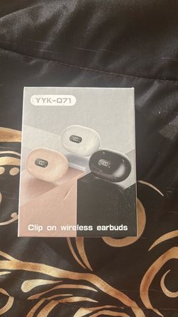 Clip on wireless earbuds