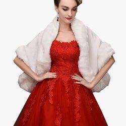 Faux Fur Shawl 