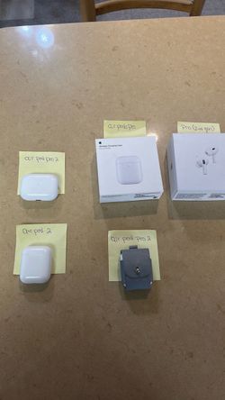 Apple ear buds with charging case $40 each