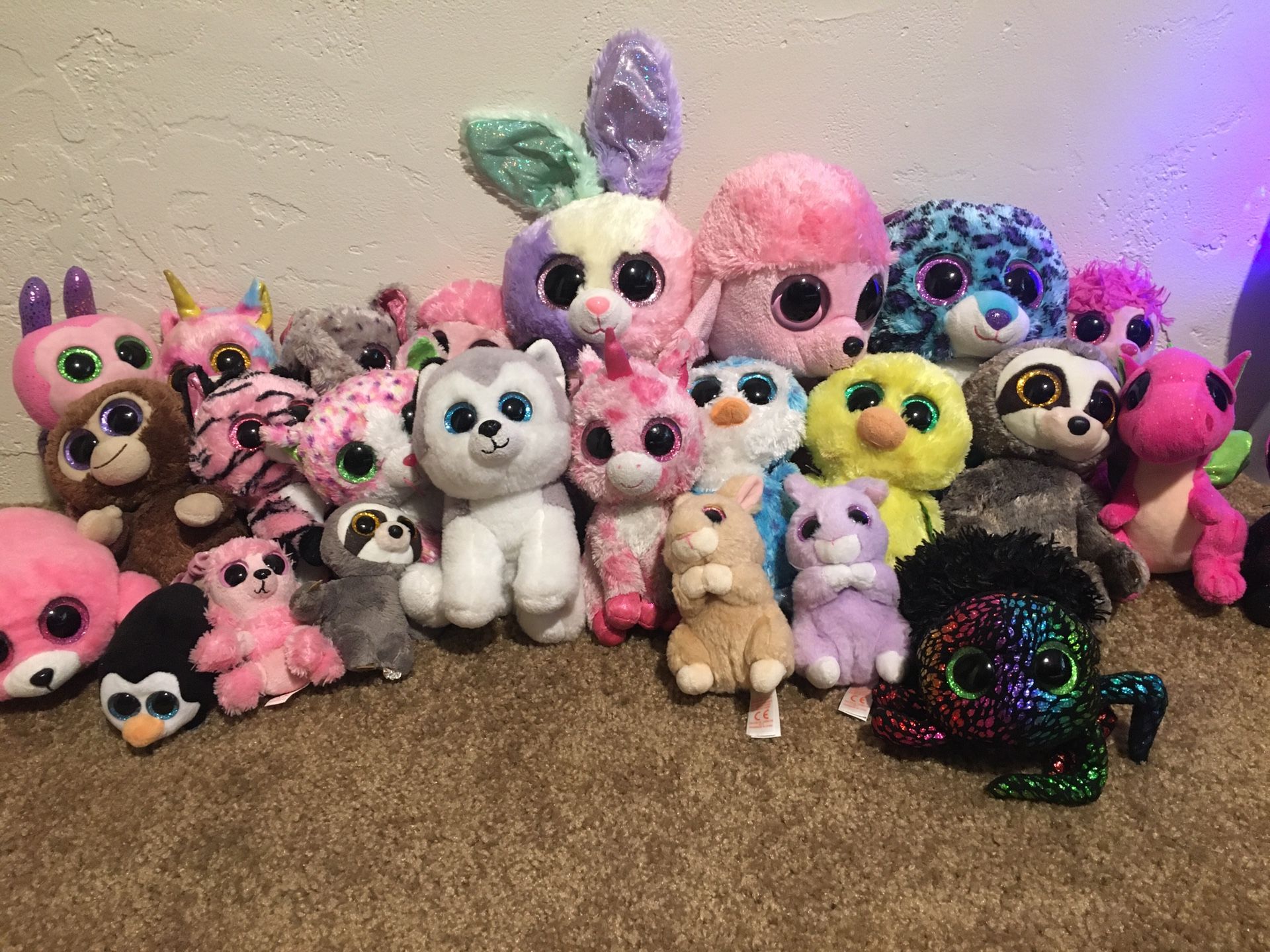 Assorted TY plushies