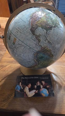 Land and sea globe