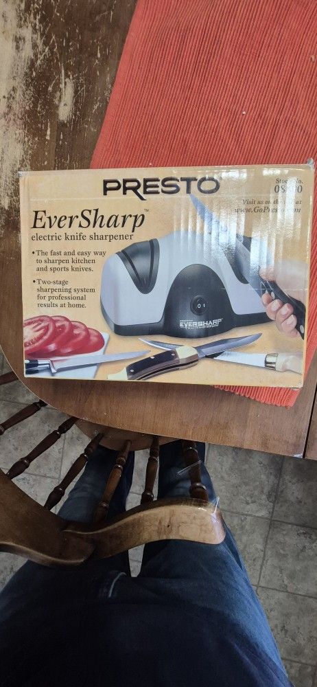 Presto New In Box Knife Sharpener 