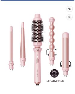 New in it’s box Wavytalk 5 in 1 Curling Iron Set, Ceramic Curling Wand from 0.5 to 1.25 inch and a T