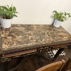 3 Piece Marble Table Set