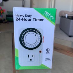 B24 Hour Plug-in Indoor Mechanical Timer Grounded