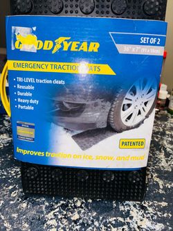 Brand new set (2) set of two Goodyear Emergency Traction Mats