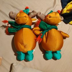 Christmas Rain deer Stuffed With Foam Beads