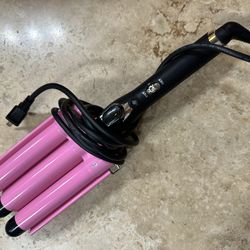 3  barrel hair crimper