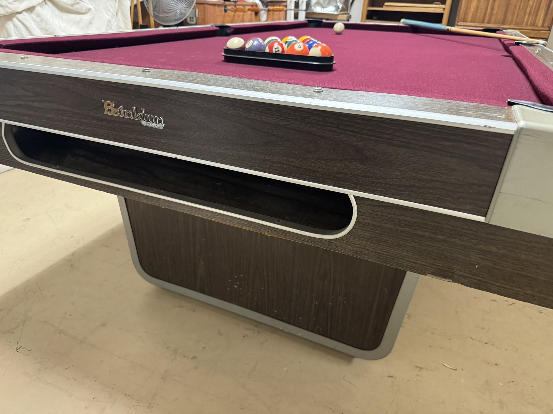 Vintage Pool Table