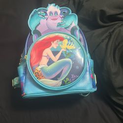 Disney Ariel glow in the dark backpack
