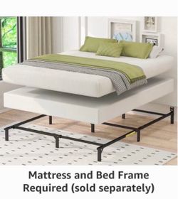 NEW Amazon Basics King 7” Smart Box Spring Bed Base Foundation in Box