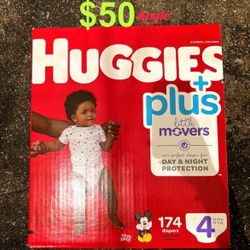 Huggies Little Movers Size 4 Plus 