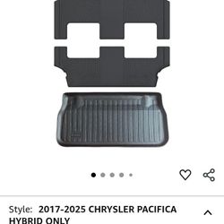 2021 Chrysler Pacifica Hybrid Floor Mats