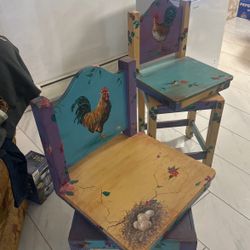 Rooster Bar Stools That Swivel