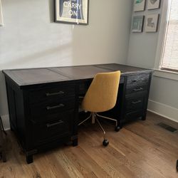 Arhaus Hardwood Tremont Executive Desk