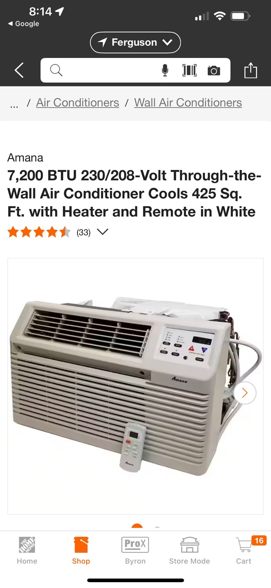 Amana Air conditioner and Heat Combo