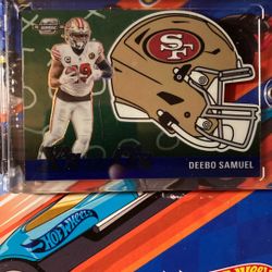 2023 49ers DEEBO SAMUEL OPTIC DIE-CUT X’s And O’s SHORT PRINT 23/99
