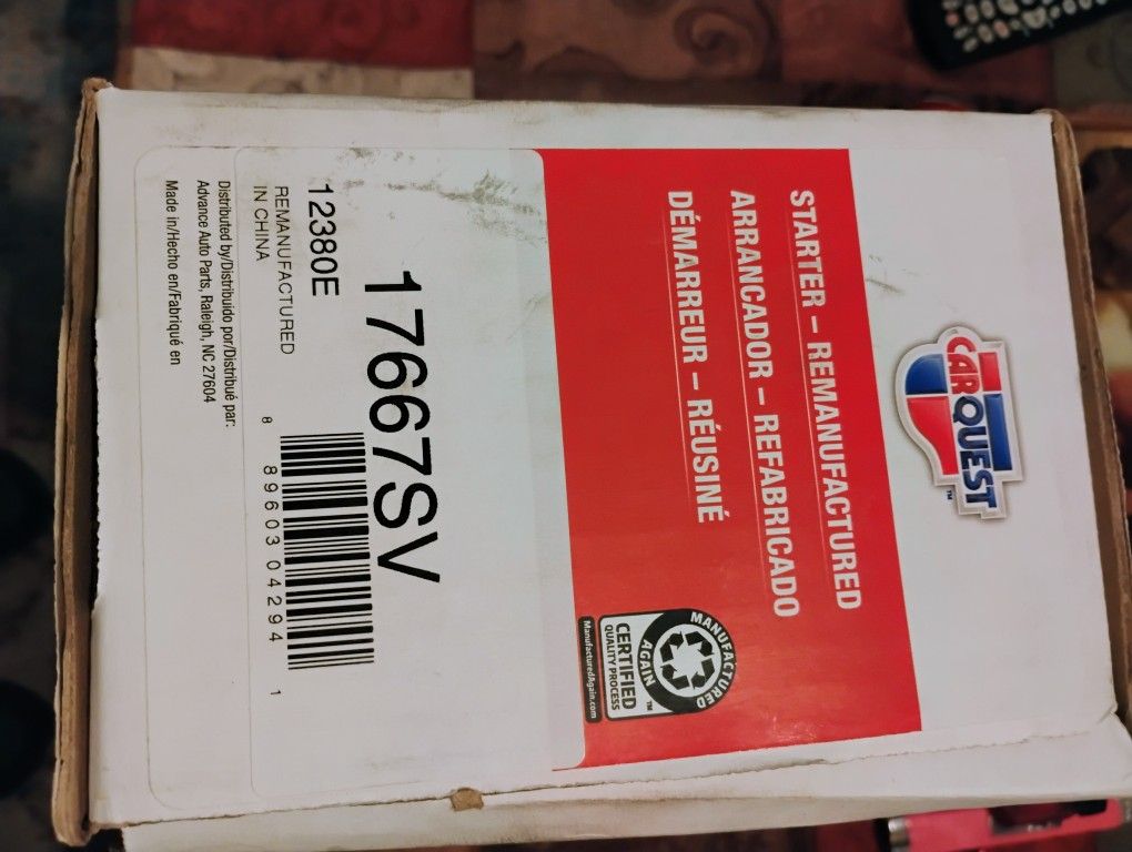 Carquest Standard Remanufactured Starter