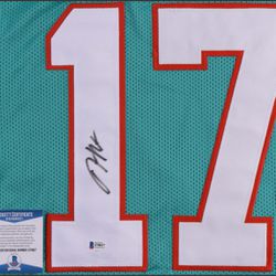 Autographed Jaylen Waddle Dolphins Jersey