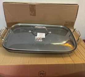 Princess House Plancha Doble Antiadherente Nueva
