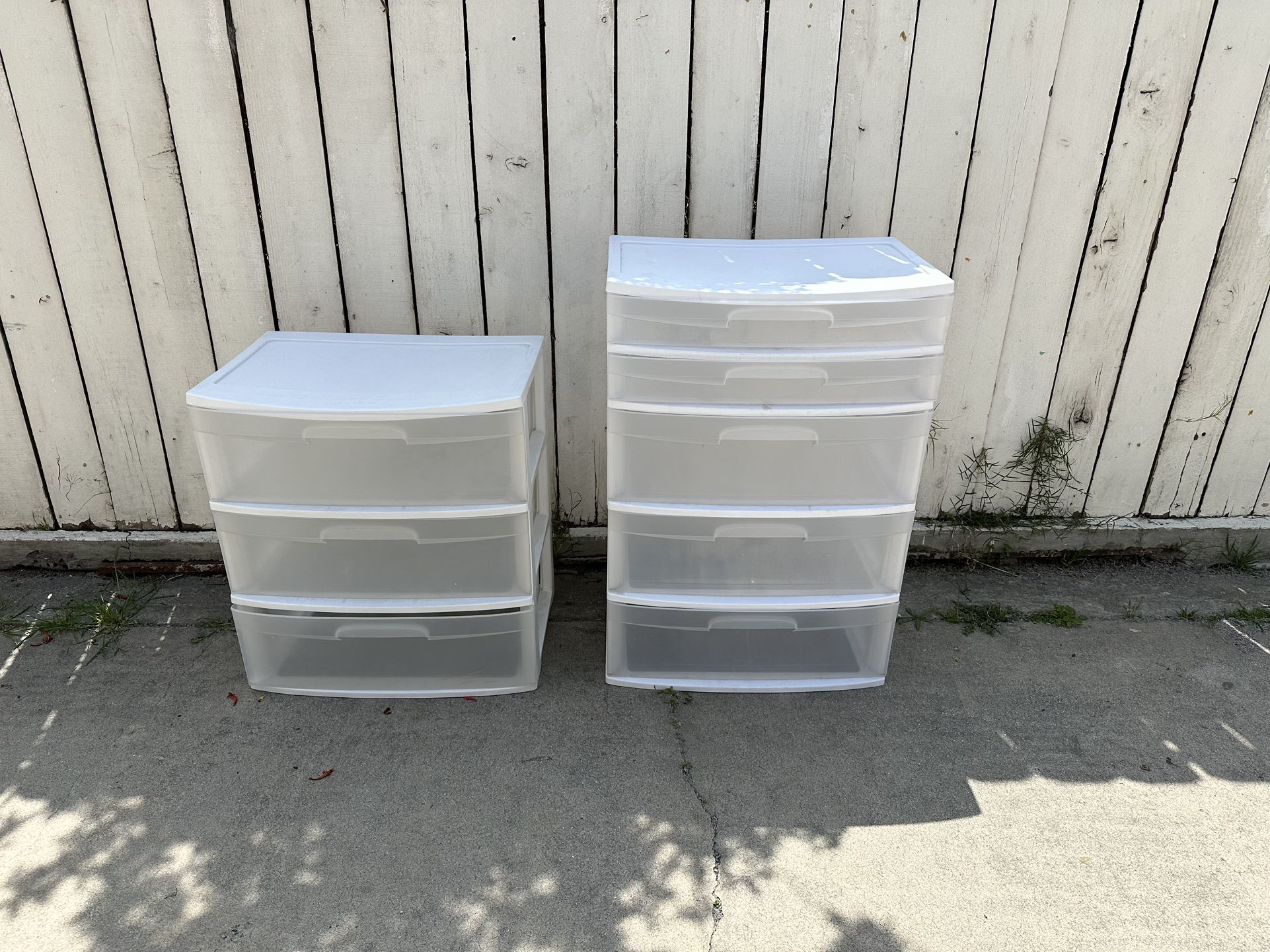 Sterilite Plastic Drawers