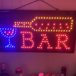 Bar sign