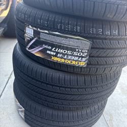 4 Tires 205 50 17 $260