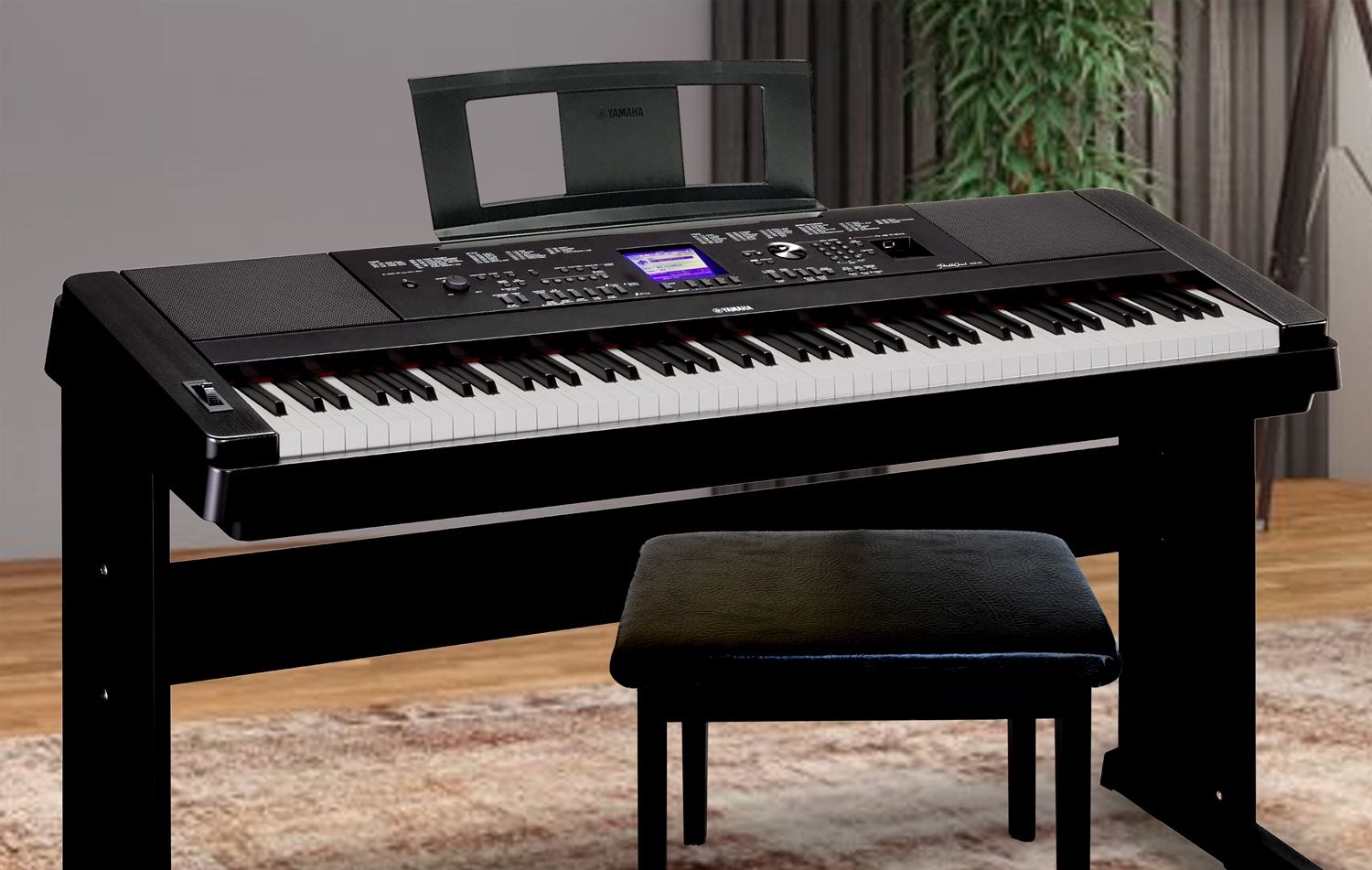 Yamaha DGX-650 Digital Keyboard with Stand and Bench