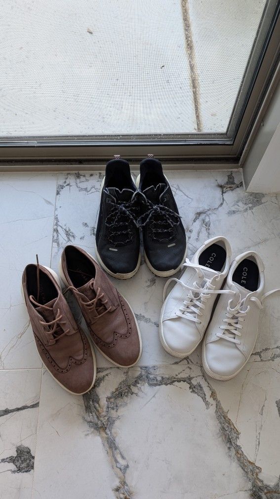 Cole Haan 10, 3 Pairs